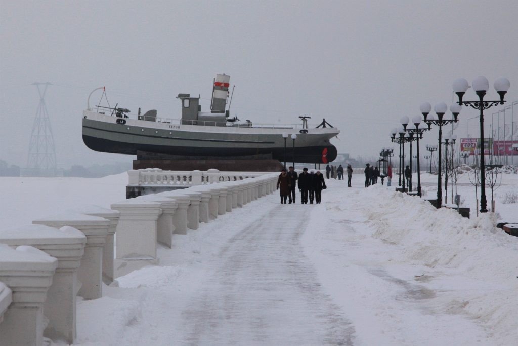 Ночная Покровка зимой (Нижний Новгород ...