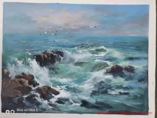 Картина маслом закат,море 50*40 см — цена 1500 грн в каталоге ...