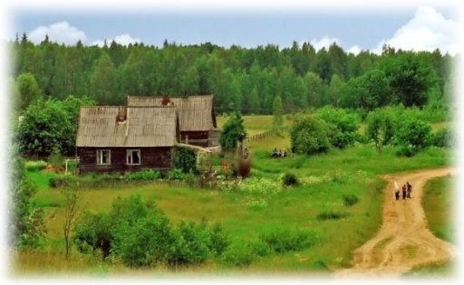 Лето в деревне» картина Жалдака Эдуарда маслом на холсте ...