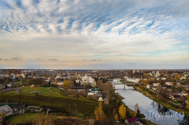 Город Торжок, Тверская область. Вид на ...