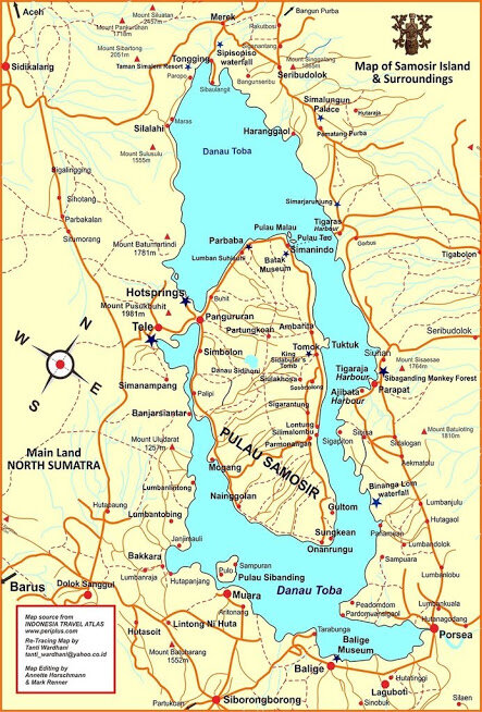 Mapa topográfico Sulawesi, altitud, relieve