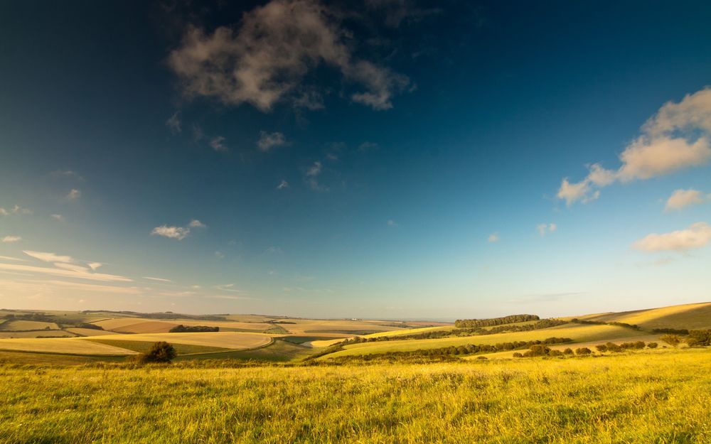 Белые облака, голубое небо лета Бесплатная фотография ...