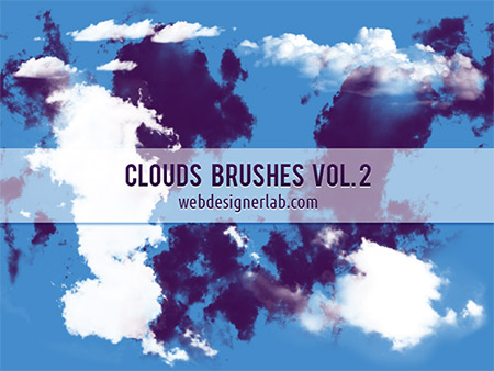 Cloud Photoshop Brush VOL 2 Free ...