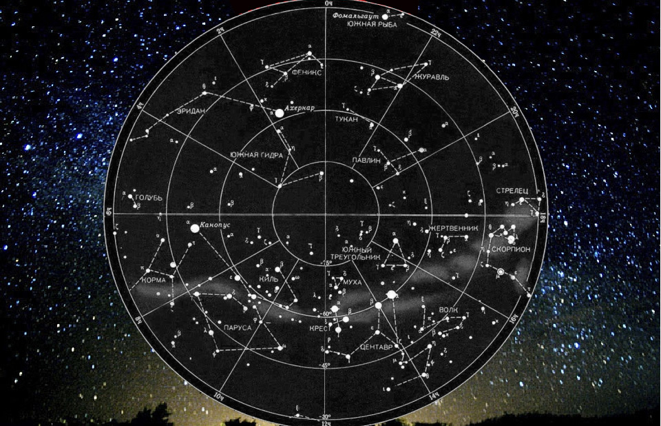 Карта звездного неба. Звездное небо ...