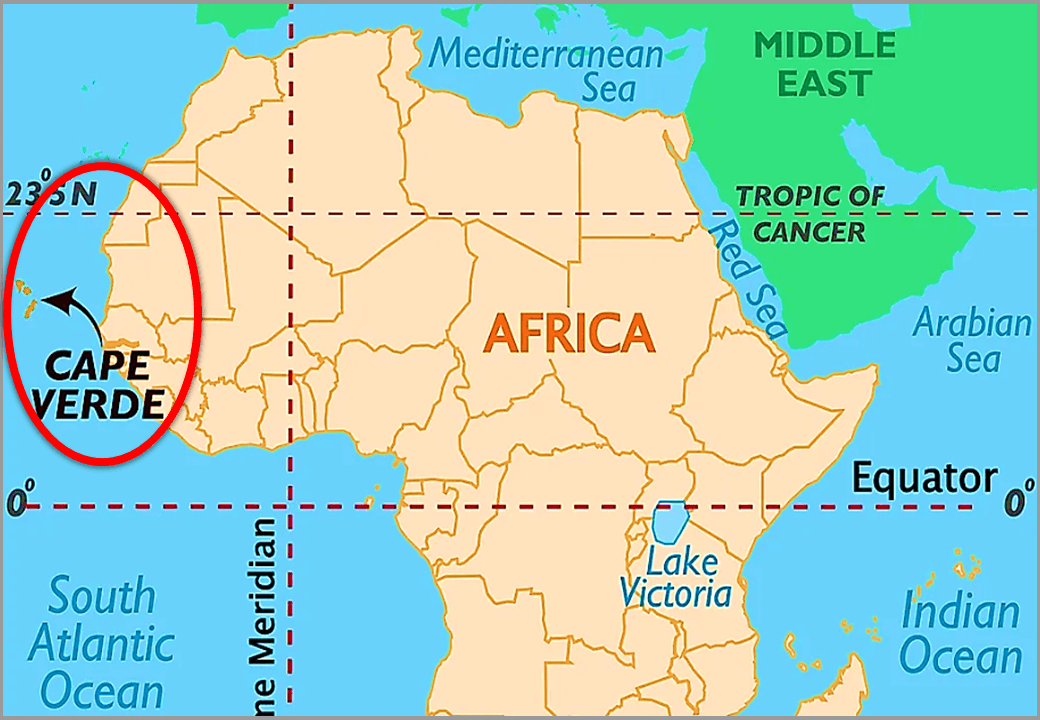 Карта Кабо-Верде. Кабо-Верде на карте мира — Planetolog.ru