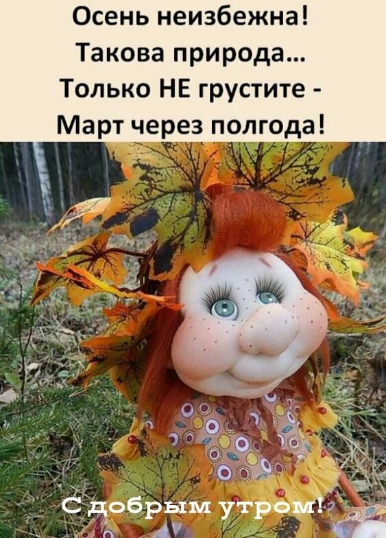 Доброе утро | Пахнет осенью. Это что-то ...