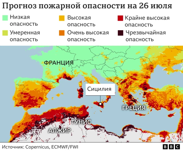 Карта Швеции