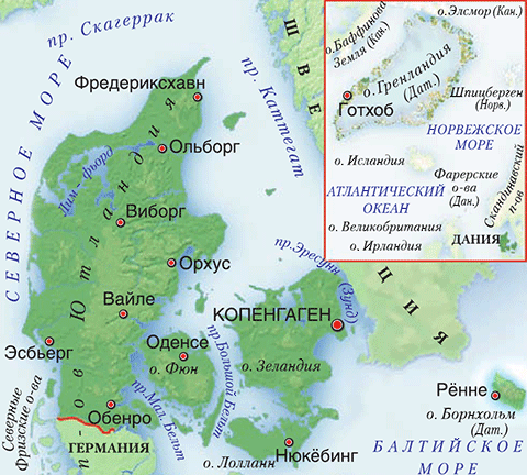 Фарерские острова — расположение на карте, население, история ...