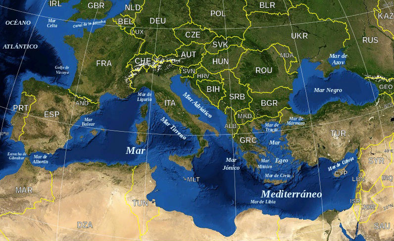 Купить карту C-Map Wide MAX Восточная часть Средиземного моря ...