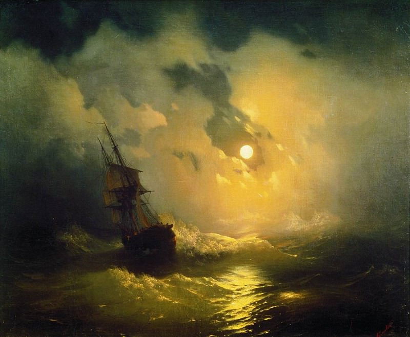 Море. Коктебель», И.К. Айвазовский, 1853 год, 50х40 - купить ...