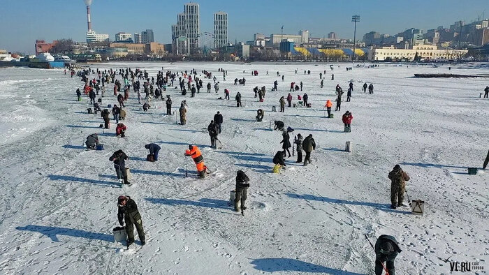 Зима во Владивостоке. Едем на встречу ...