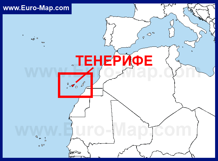 Где находятся Канарские острова на карте мира: какой остров ...
