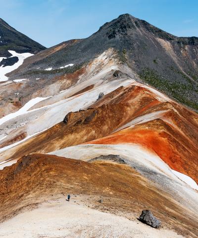 Eruption plumes of Chikurachki (Paramushir Island) and Alaid ...