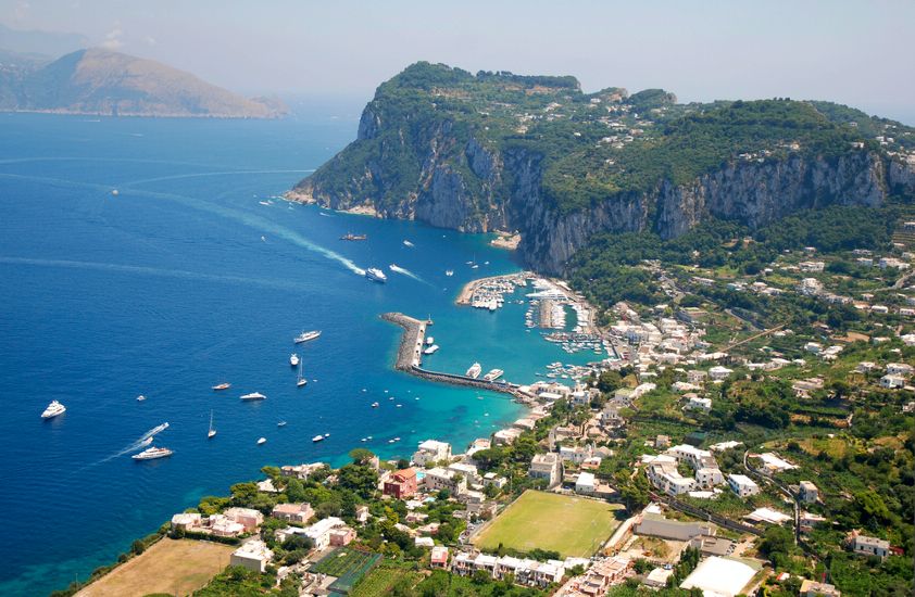 Италия остров Капри (Capri): на катере вокруг острова Капри ...