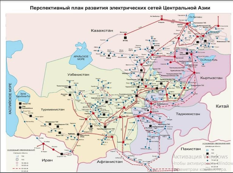 Кайраккумское водохранилище в окрестностях Худжанда