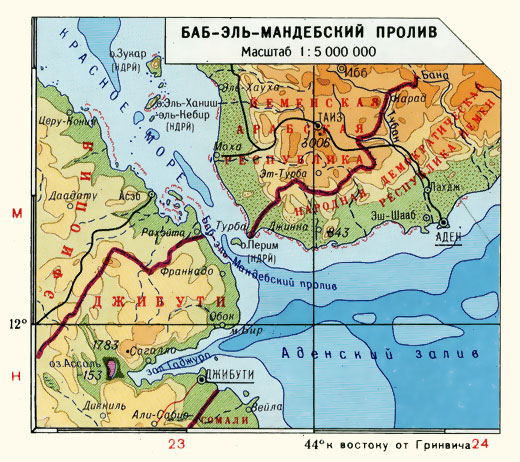 Карта мира на ближнем востоке Аравийского полуострова ...