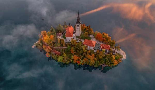 Обои hallstatt, , austria, города, -, панорамы, здание ...