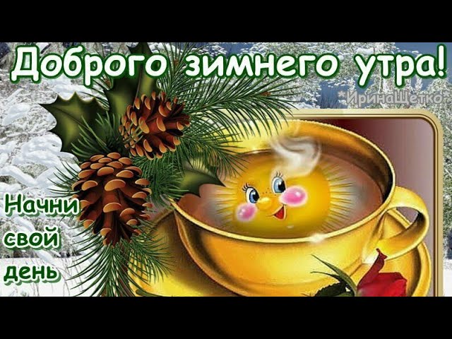 Доброе утро! Зима - это время чудес и ...