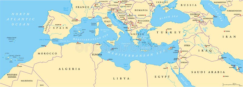 Температура моря в Испании по месяцам - Карта течений и графики