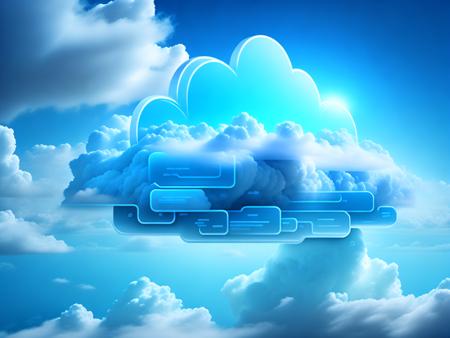 Free Blue Clouds PowerPoint Template - Free PowerPoint Templates