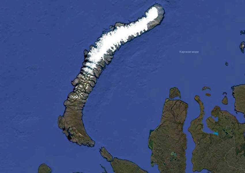 Самые крупные острова и полуострова России на карте