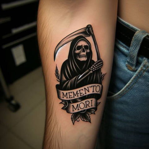 memento mori tattoo. memento mori тату