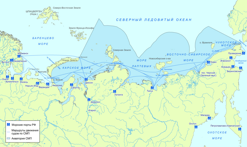 Старинная карта Белого моря с частью Терского берега ...