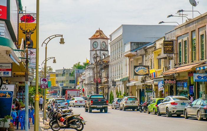 Пляжи Пхукета на карте, а также близлежащего курорта ...