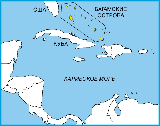 карты : Карта Багамских островов (англ ...