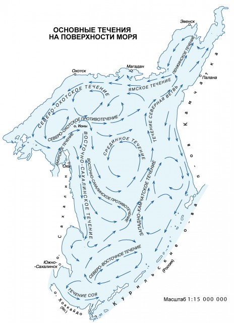 Моря СССР : Охотское море