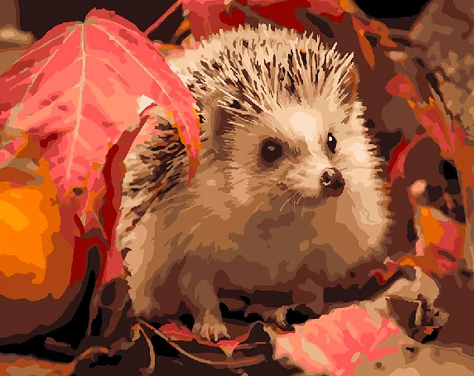 ОСЕННИЕ РИСУНКИ🍂ЕЖИК - колючий, но добрый! 🦔 РИСОВАНИЕ ...