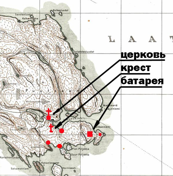 Остров Кильпола: карта, бухта смерти ...