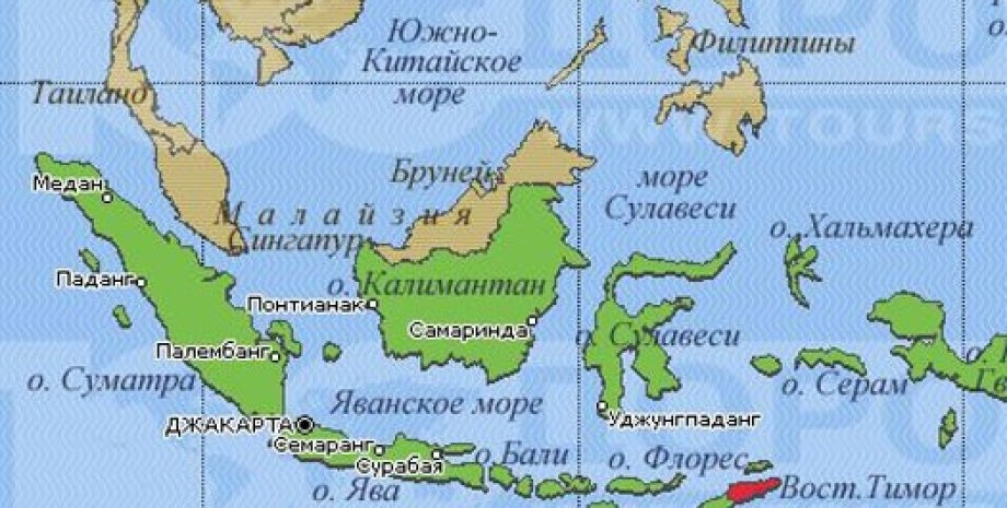 Ионическое море - карты морей - Все карты Мира