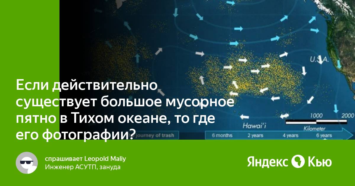 В Тихом океане плавает огромная куча ...