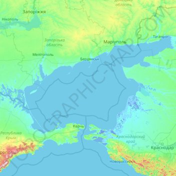 Водоохранная зона рек и озер на карте Краснодарского края