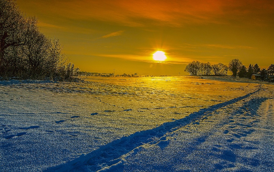 Зимнее солнце. худ. Константин Юон (Борис Ханин) / Стихи.ру