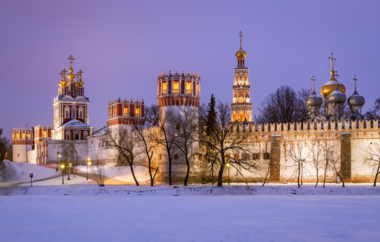 Скачать картинки Москва сити зима ...