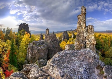 До чего же красива осень в родном Башкортостане! На фото ...