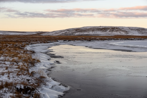 Taymyr Tundra In Winter Stock Photo ...