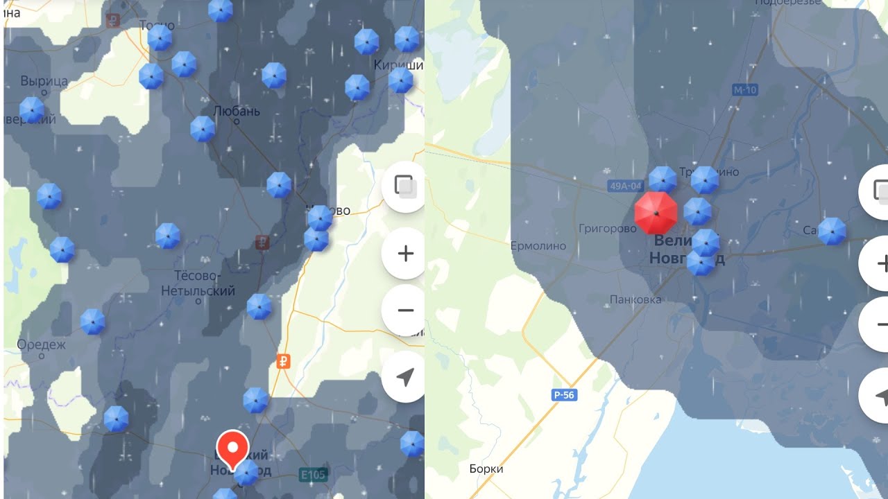 Карты прогноза погоды в Украине - МЕТЕОПОСТ