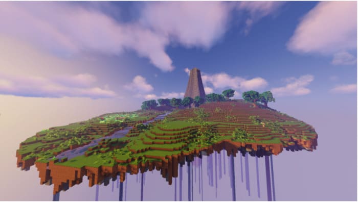 Карта Mountain Island для Minecraft