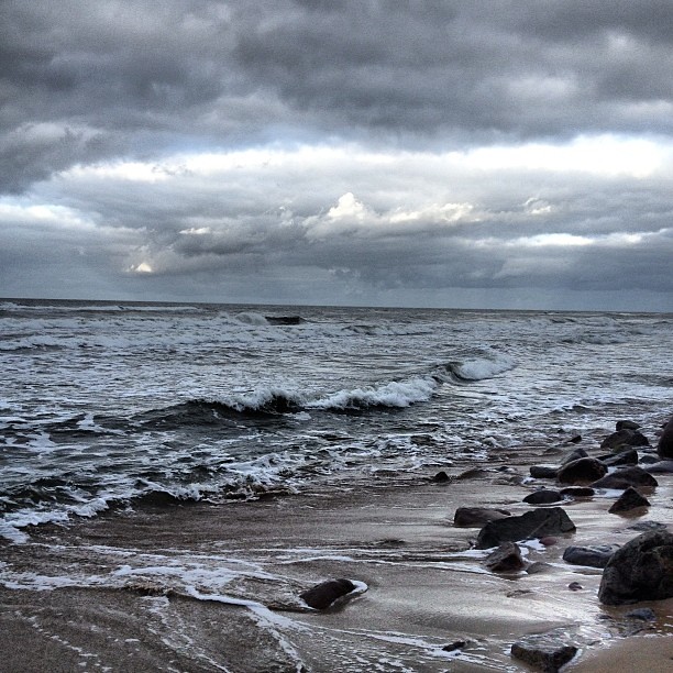 Семья, пляж, осень, море — Family, beach, autumn, sea