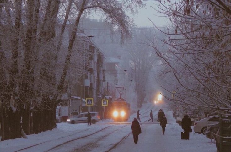 Файл:Winter night on Gogolya street-Зимняя ночь на улице ...