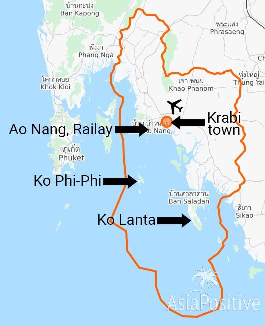Карта острова Ко Чанг - Острова Таиланда. Отдых в Тайланде ...