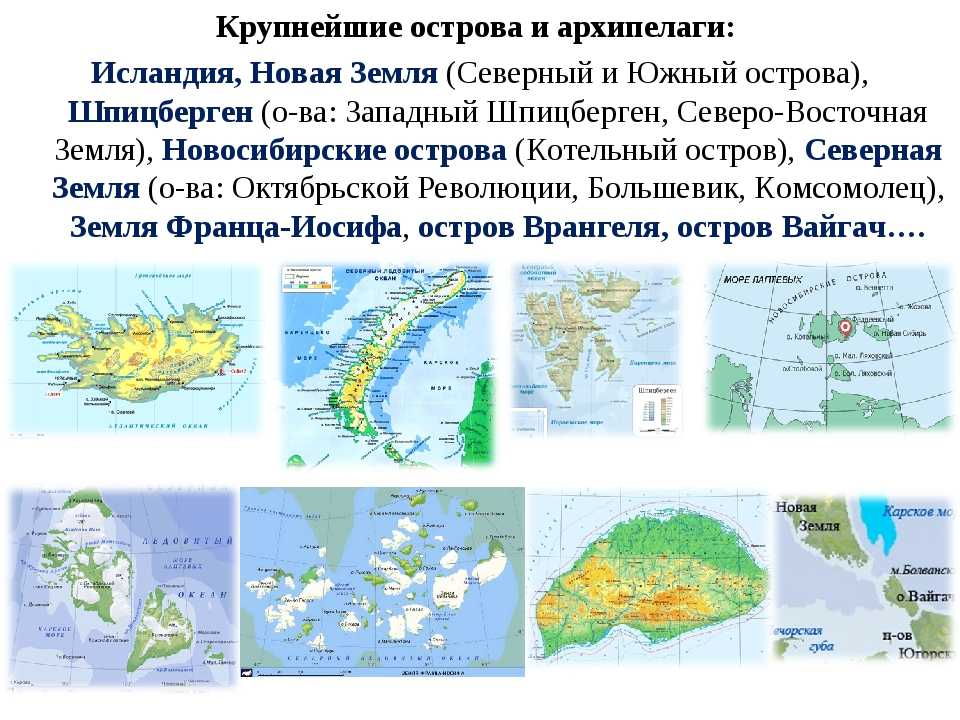 Острова, полуострова, архипелаги - пройди тест онлайн