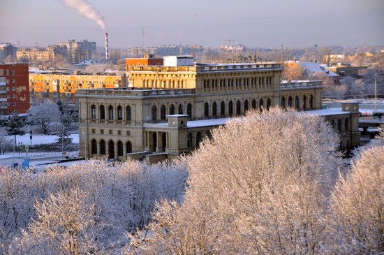 Обои осень, деревья, пейзаж, горы ...