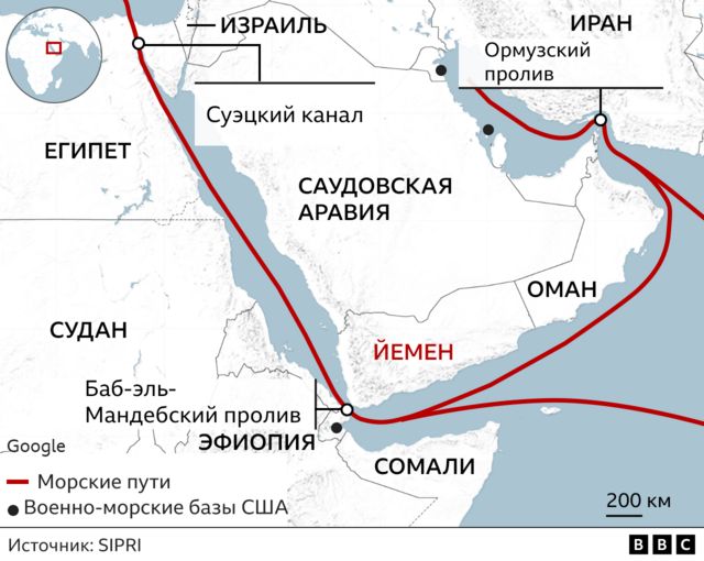 Суда Maersk будут следовать вокруг Африки из-за хуситов в ...