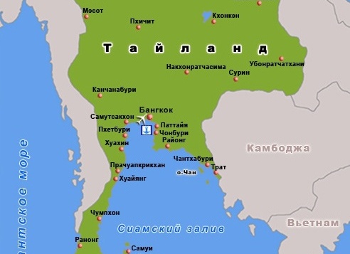 Якорная стоянка у острова Ko Ta Khrut