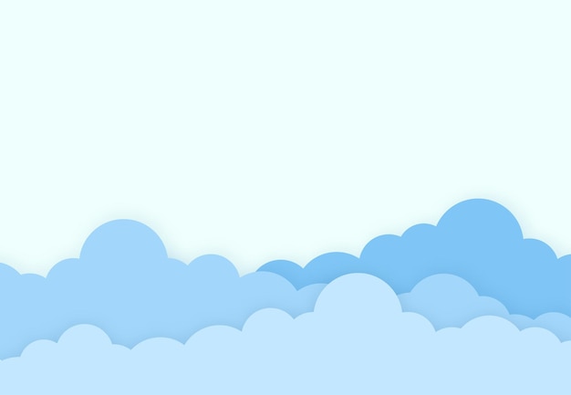 Sky with clouds powerpoint website infographic template ...