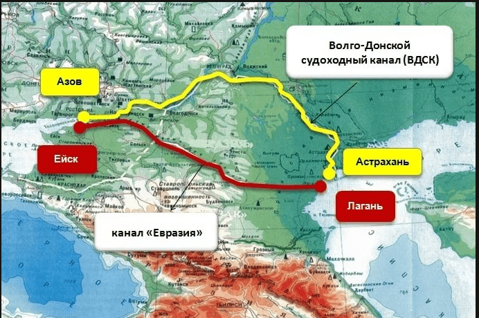 Политическая Карта Региона Каспийского Моря С Границами И ...